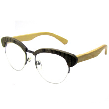 Atraente design moda madeira óculos de sol (sz5686-4)